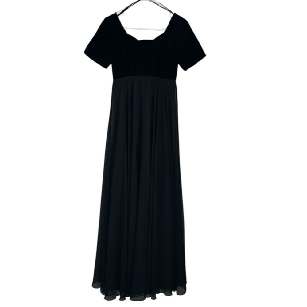 VTG Stage Accents Women Dark Romantic Whimisgoth Fairy Grunge Velvet Dress Sz.4